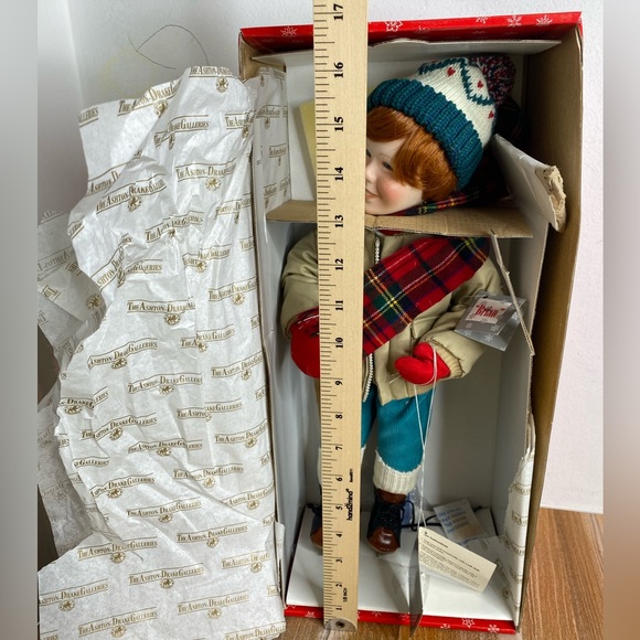 🆕Ashton Drake Doll Brian Vintage Winterfest Hockey Player Stewart Sherwood 1991 - Picture 9 of 9